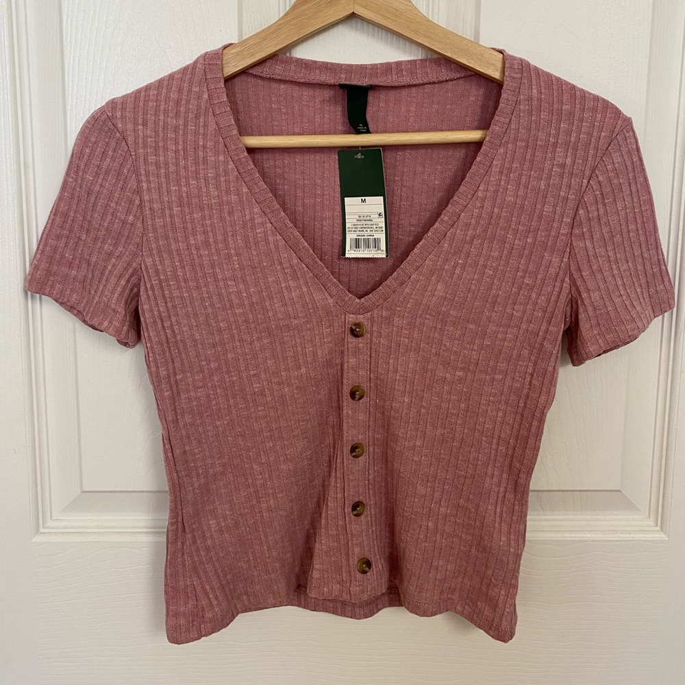 V-Neck Crop Top